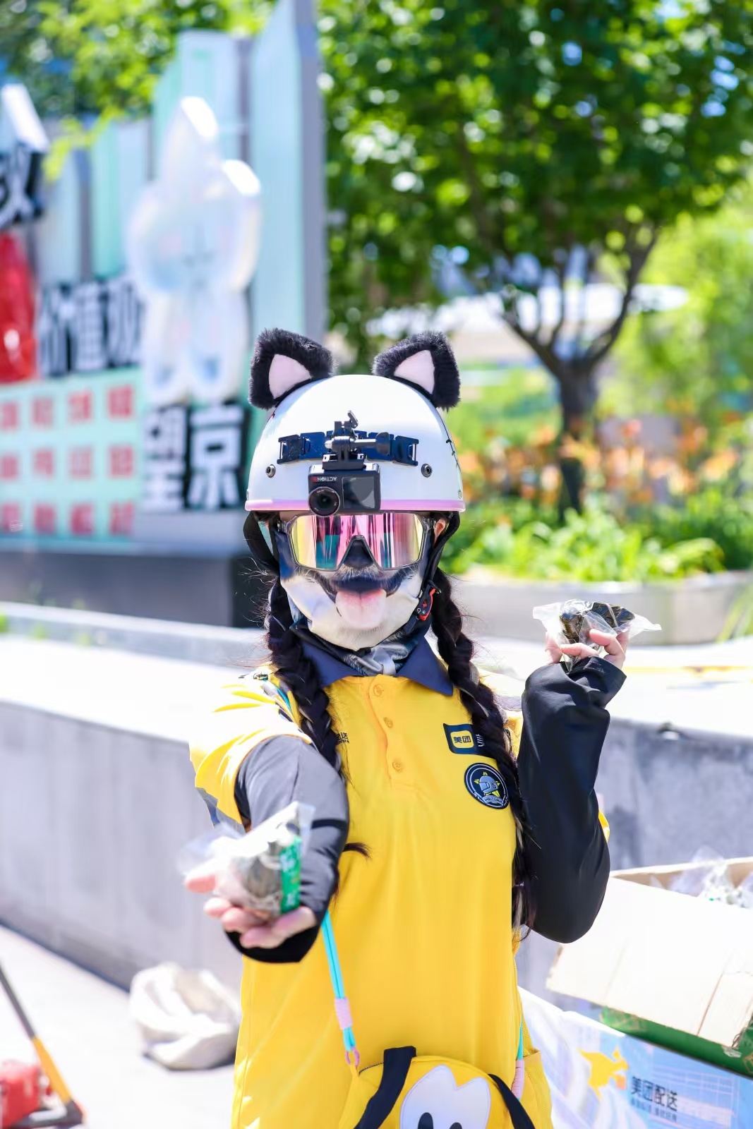 北京人的安全出行意识已nextlevel日常穿梭城市道路的美团骑手齐聚现场，有幸