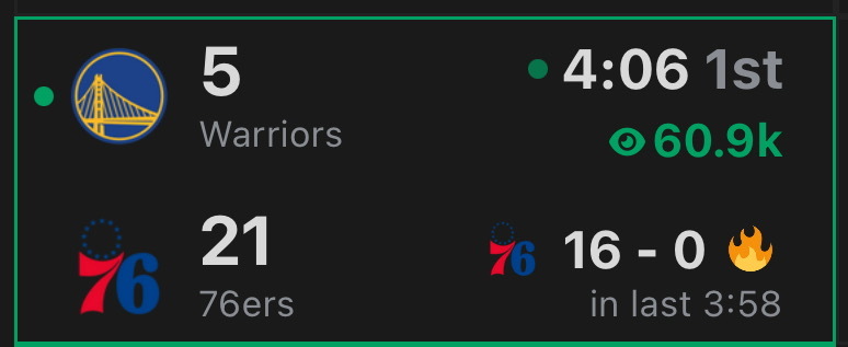 没有库里和巴特勒的勇士…勇士vs76人