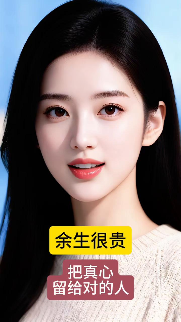 余生很贵，把真心留给对的人。
家人们别划走，人活一辈子最值钱的是品性，最该守的是