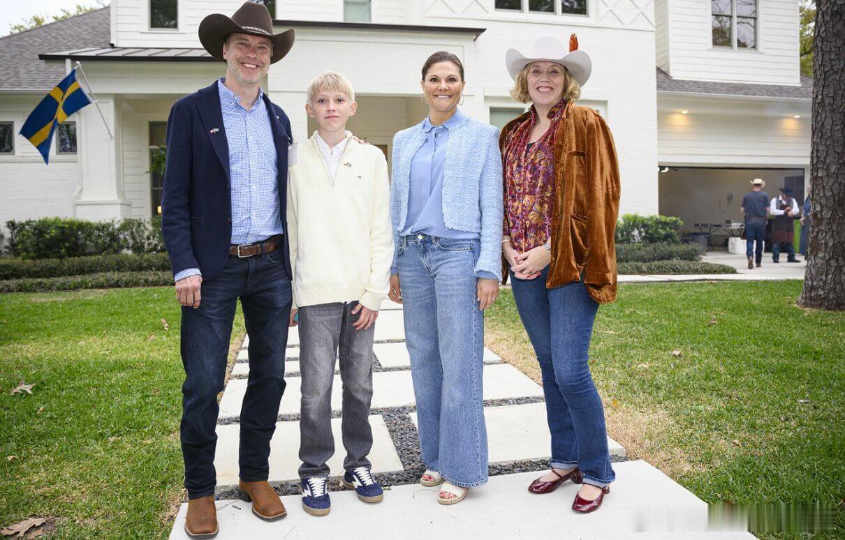 新闻 2026.3.17 瑞典女王储维多利亚工作访问美国Day 1，先访问休斯顿