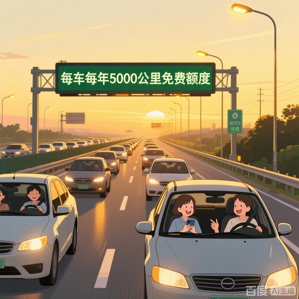 高速节假日免费”调整为“每车每年5000公里免费额度”，以缓解返程高峰期间的拥堵