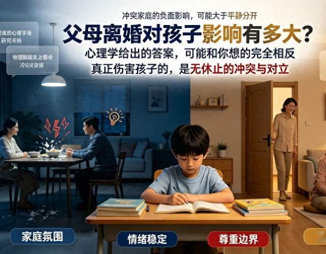 父母离婚对孩子影响有多大心理学给出的答案可能和你想的完全相反