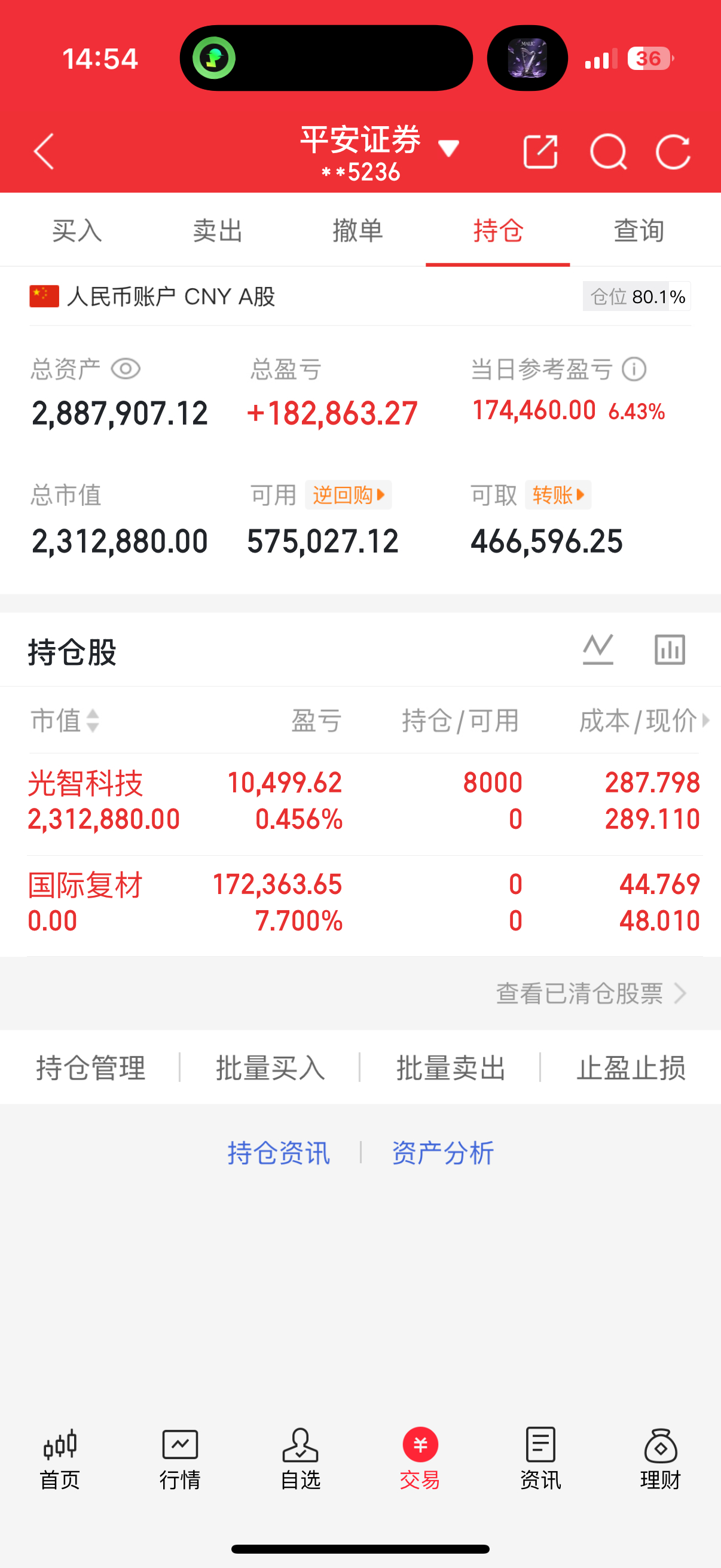 6月25📅老才下午实盘记录今日离场🔴:国际复材 落袋为安今日建仓🟢：下午进