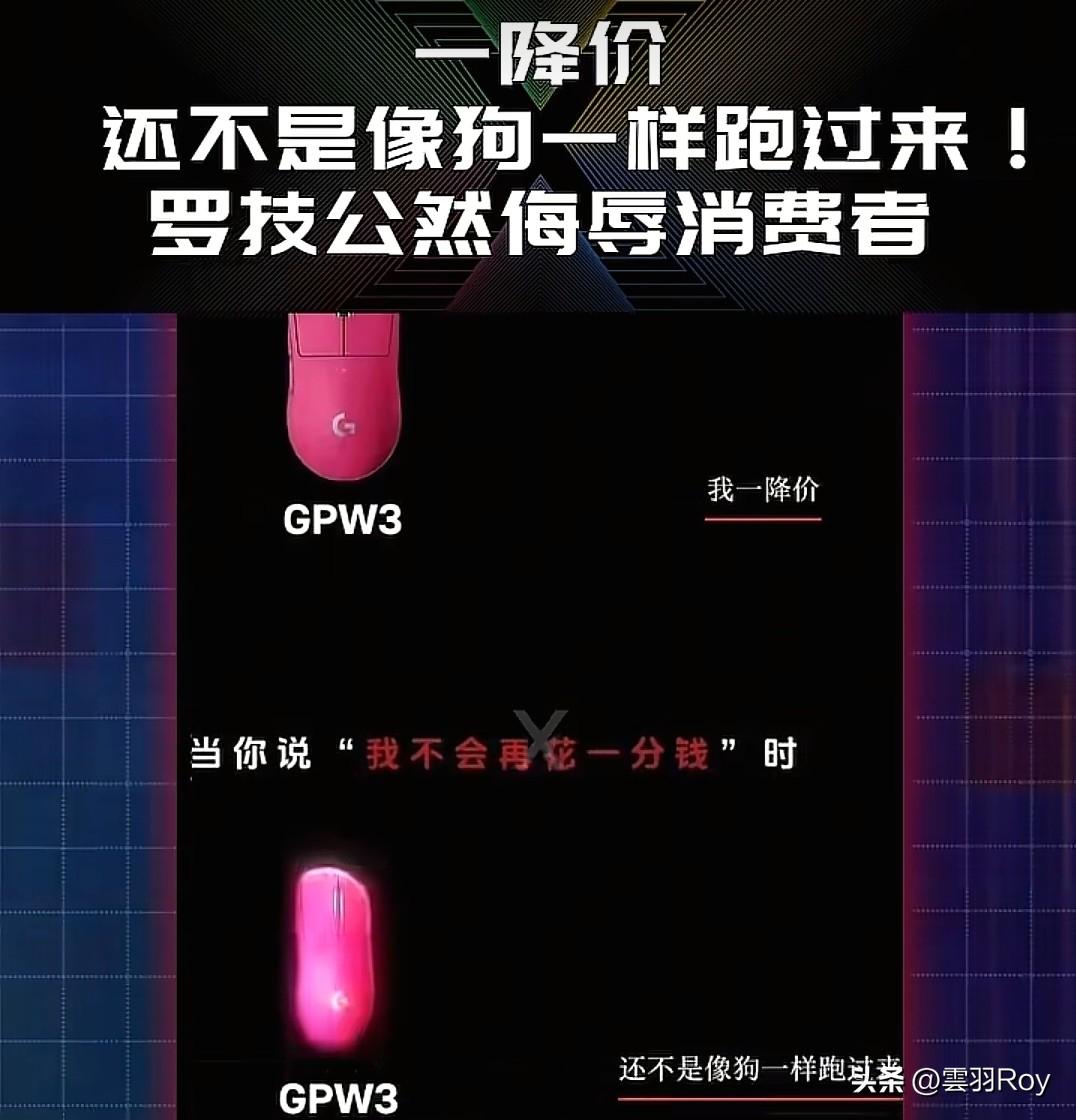 罗技这事吧，也不怪人家不把你当回事。
想想之前的耐克棉花事件，闹得够大吧？结果辱