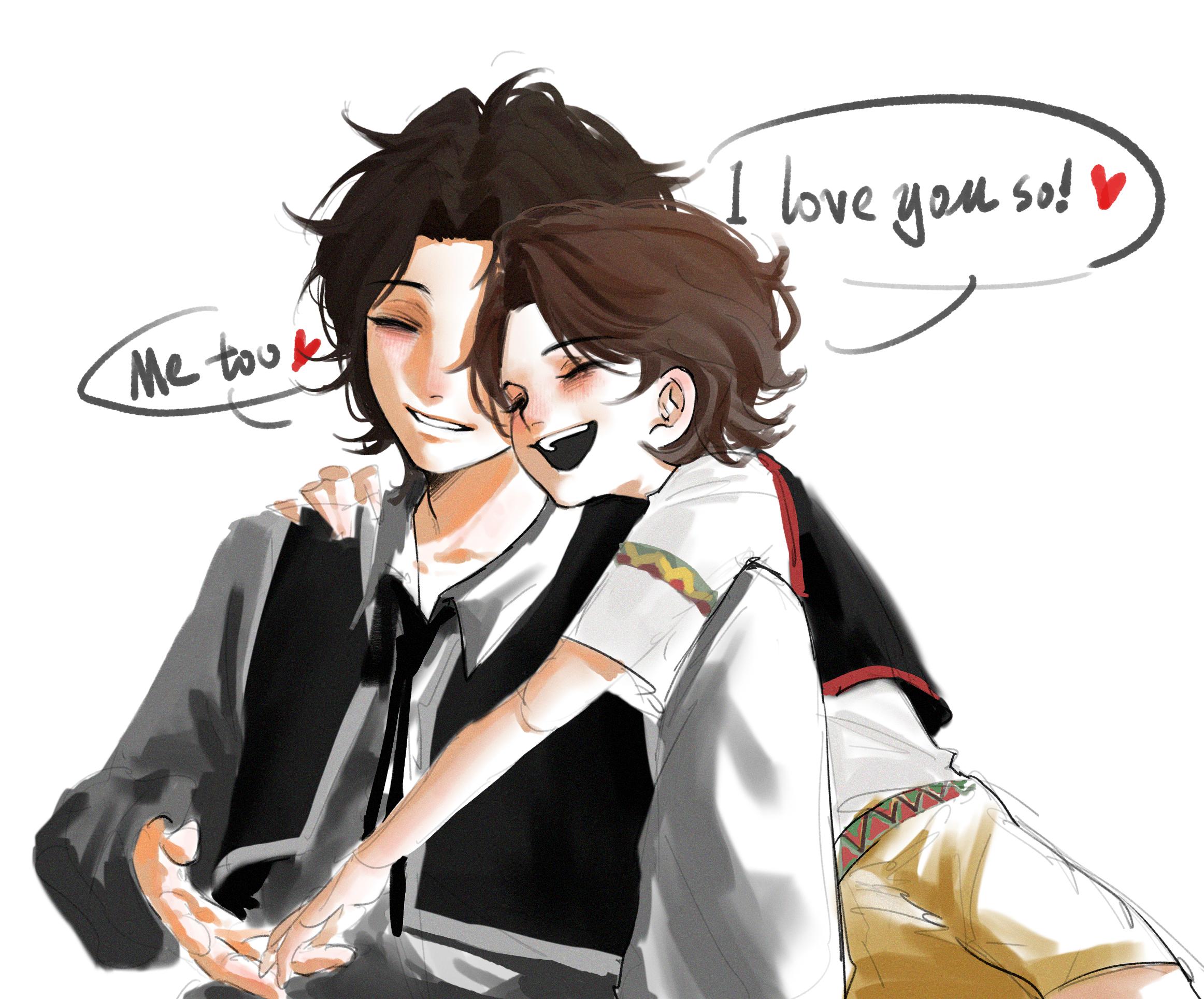 I love you so.I love you too