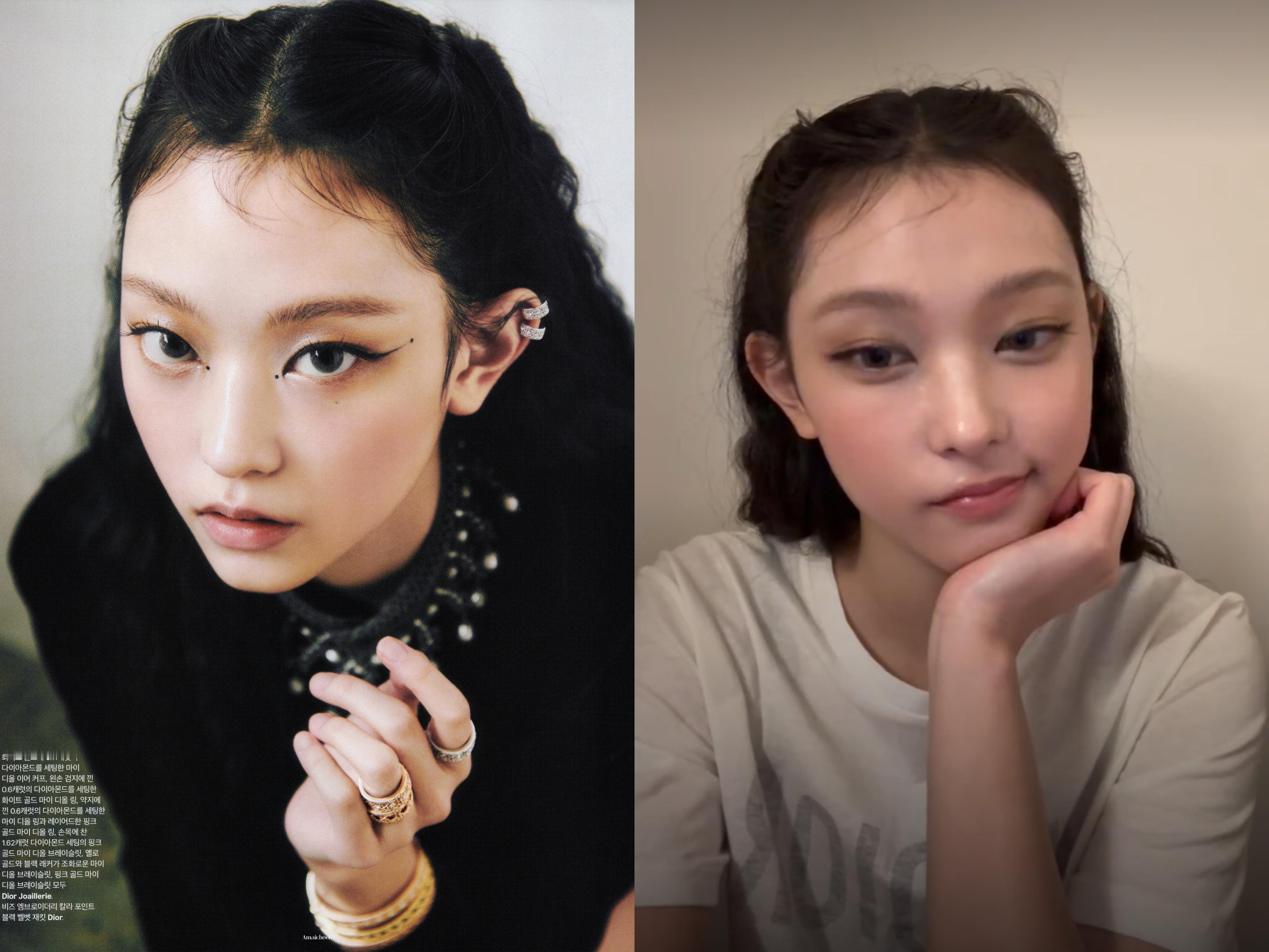 之前只要在Dior相关线下/杂志画了美美的妆，就会出来直播，跟粉丝聊很久🥹🥹