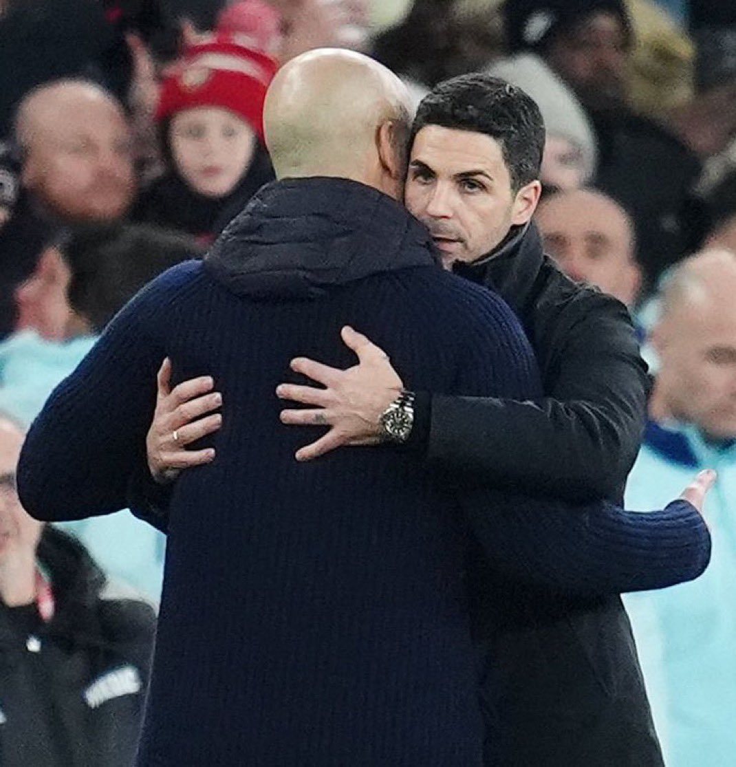 🎙️｜瓜迪奥拉谈阿尔特塔：“阿尔特塔刚执教阿森纳时，第一个赛季很艰难。这很正常