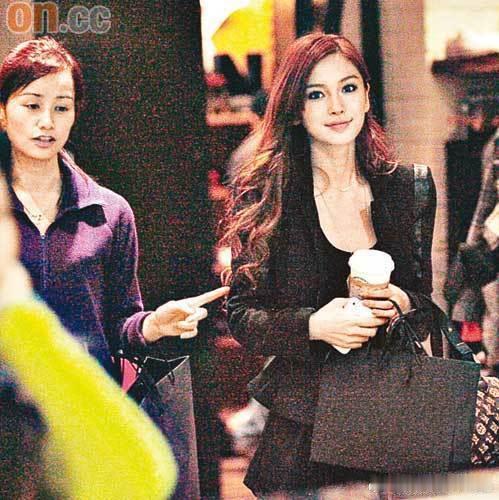 香港记者镜头下拍的Angelababy 