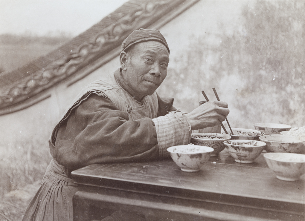 1900年代，上海，吃饭的男人 历史知识 ​​​