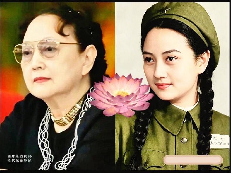 王晓棠：年少军装英姿飒爽，九旬高龄依旧风骨卓然
 
左侧是如今92岁的王晓棠，银