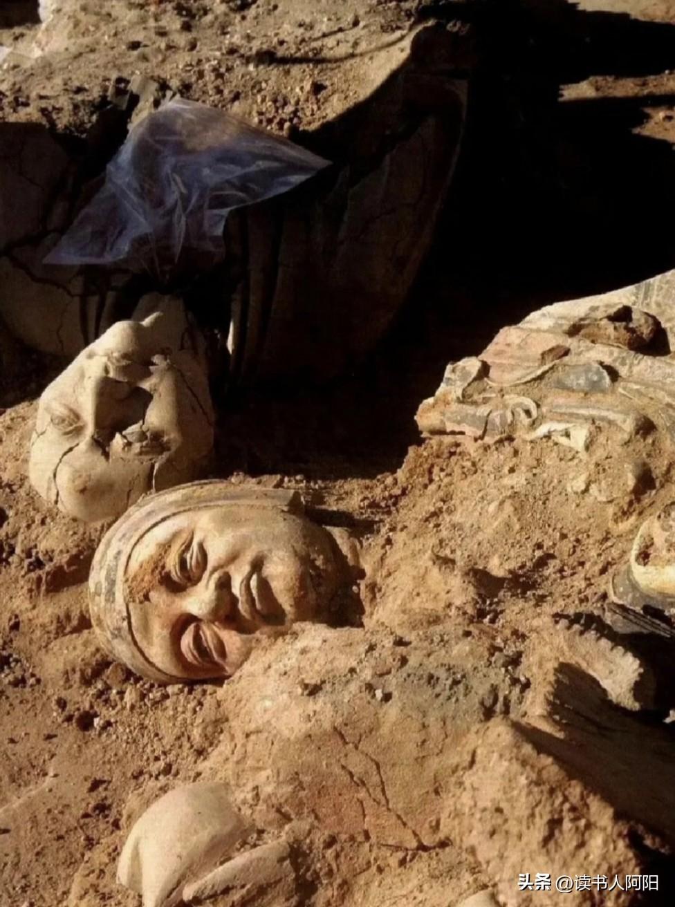 乔峰所在的大辽历史上远比我们想象的要文明的多！
这是一尊即将出土的辽代(916～