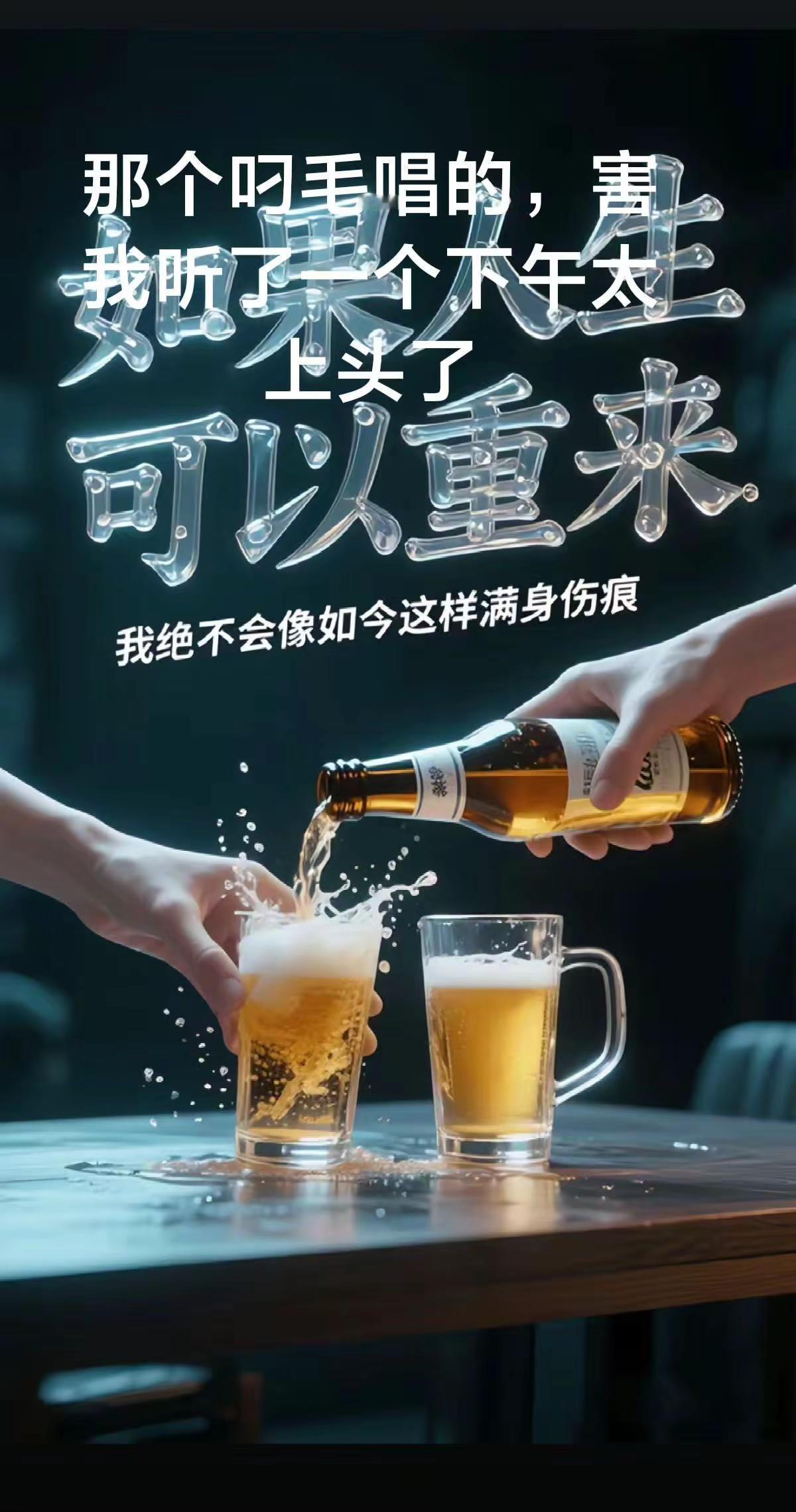 续杯人生 若是躲不掉那就举起杯 让我们为此刻干杯