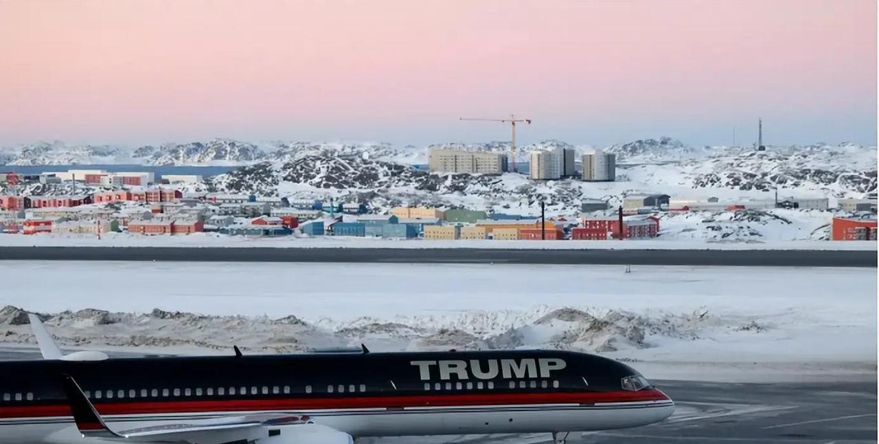 格陵兰岛上还是一片冰雪，欧洲这边心态已经变了。美国一句要“考虑各种方式”获取格陵