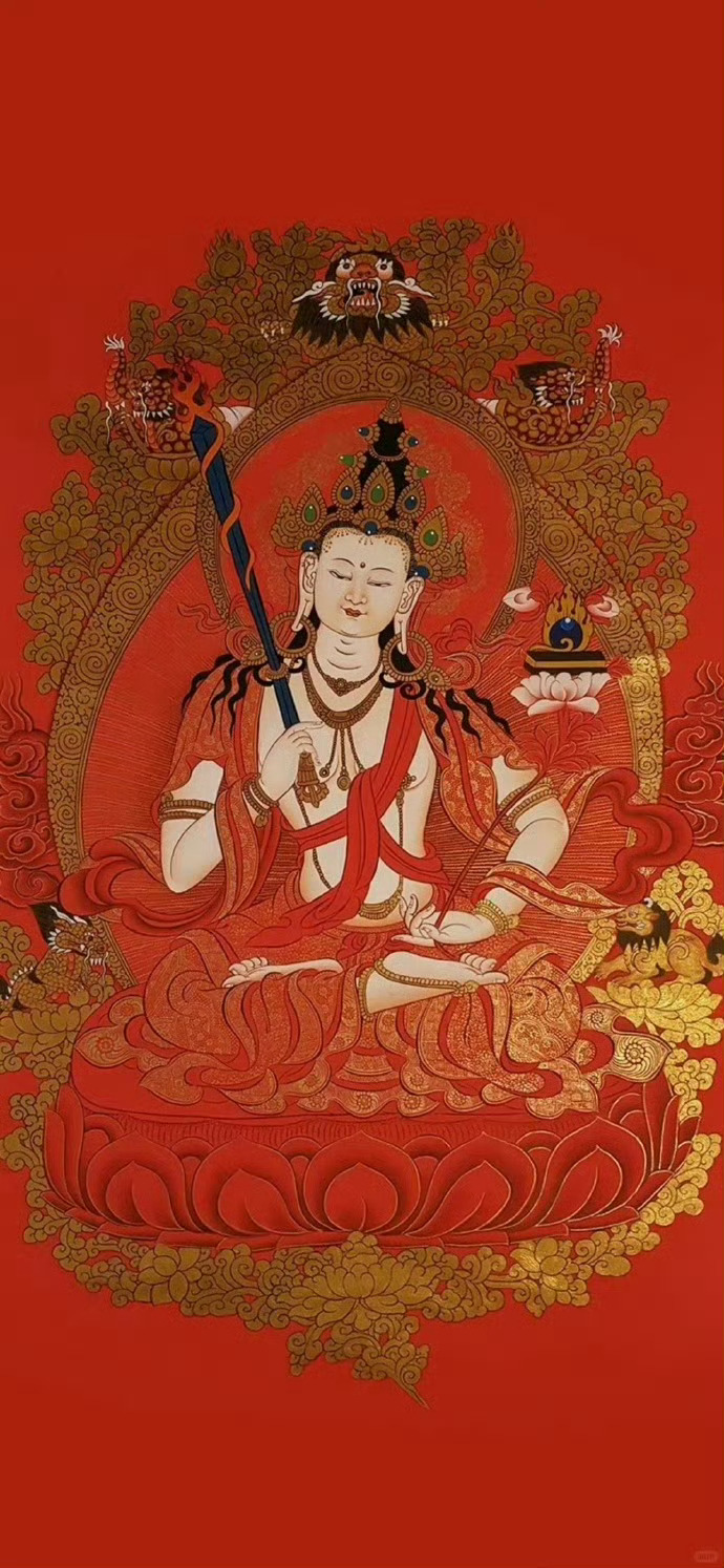 遇见文殊菩萨！不要无视，许个愿，很灵验的。  ！！！ ​​​