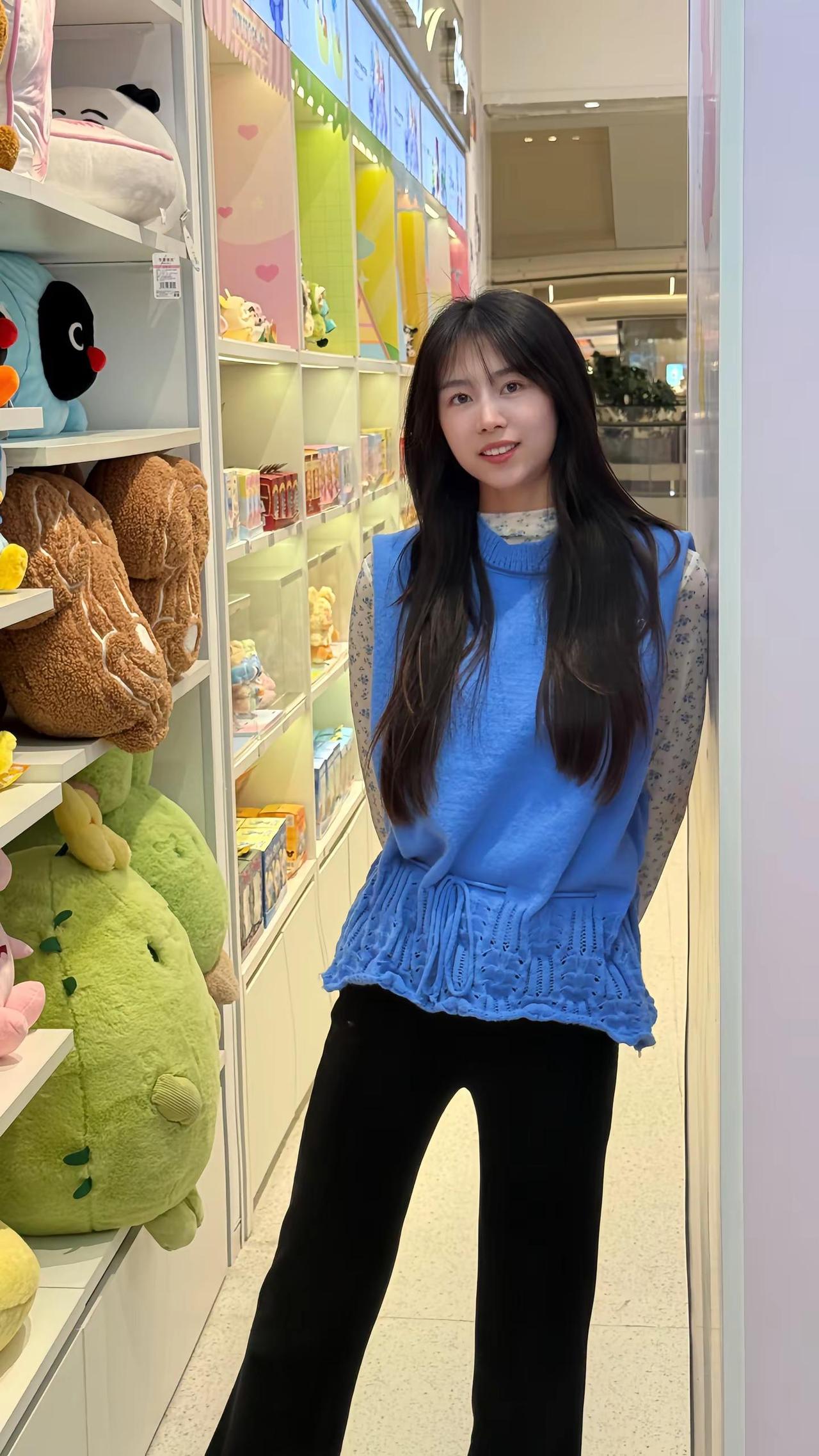 我喜欢坏坏的女友～展示一下我的甜妹穿搭 甜妹 软fufu的蓝色穿搭