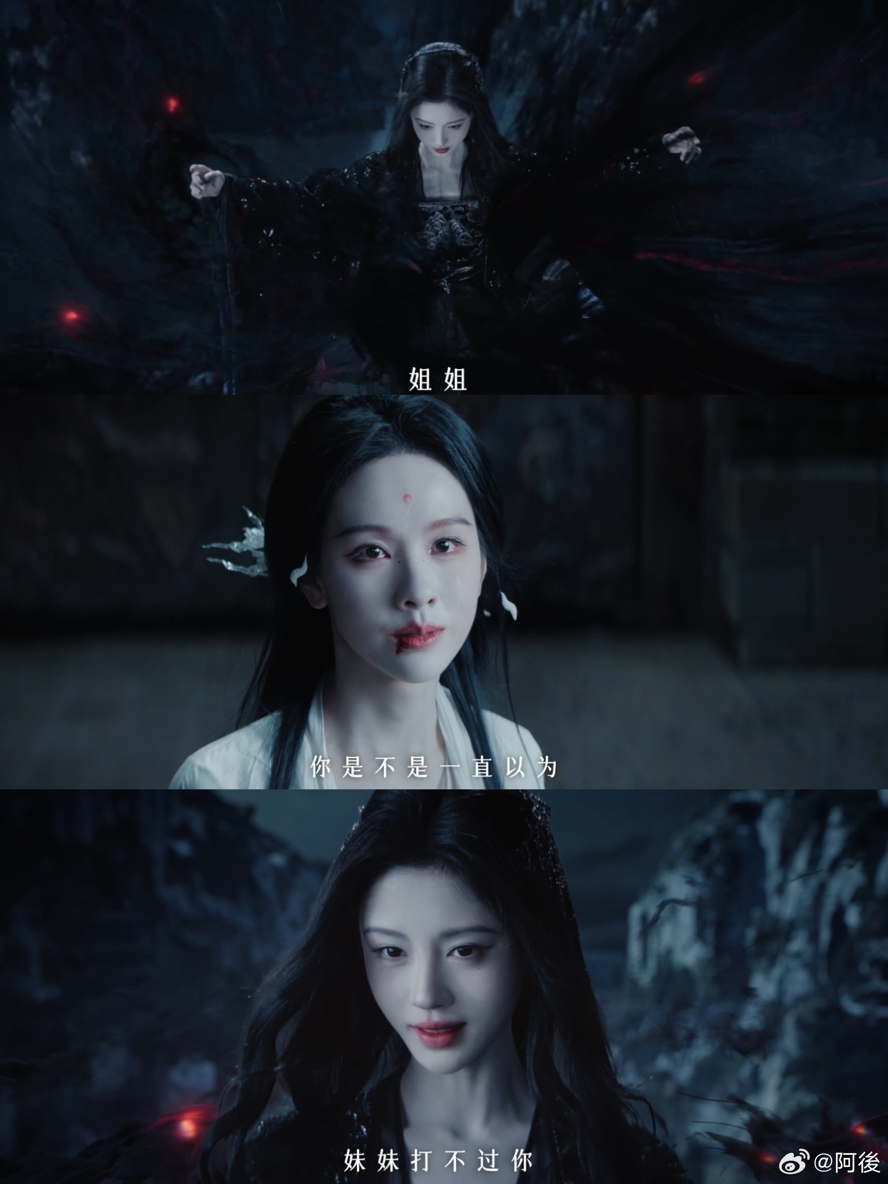 鞠婧祎陈都灵水戏 出水瞬间直接美到失语🤍鞠婧祎自带仙气破碎感，陈都灵端庄明艳，