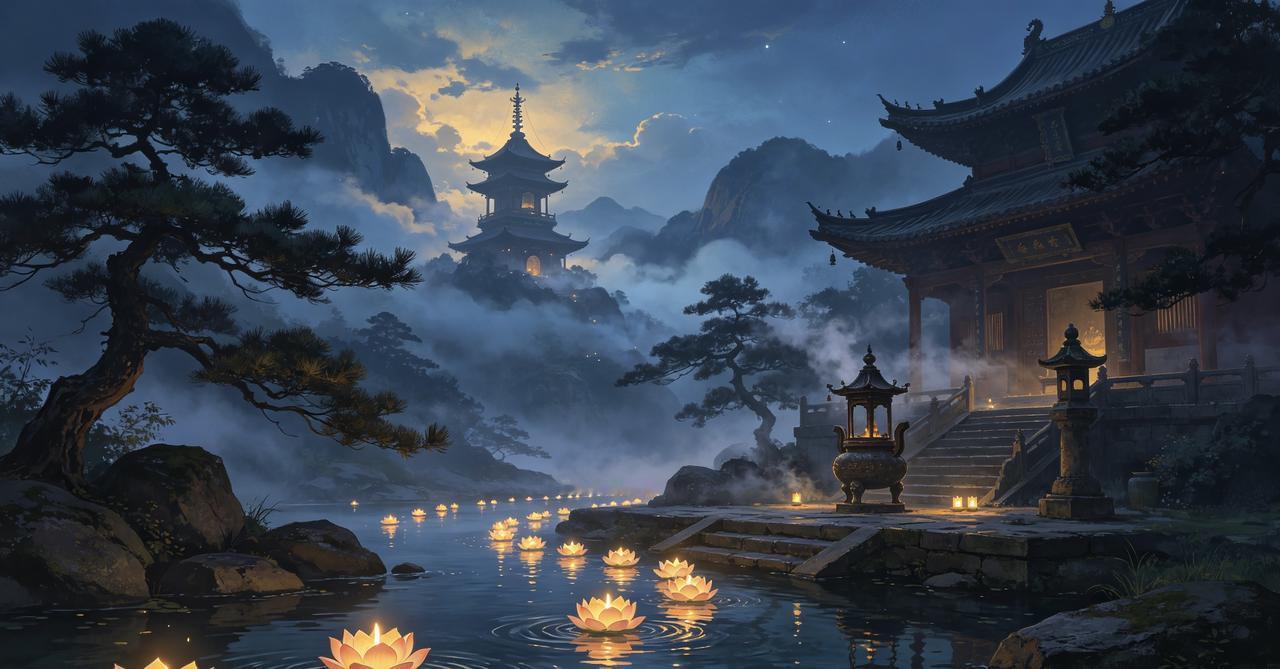 中元节，又称鬼节、盂兰盆节，承载着流传千年的民俗传说。相传农历七月，地府会放出亡