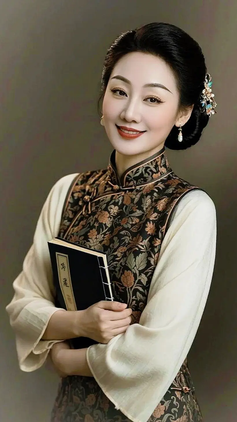 AI民国旗袍照 ai创作 伙伴计划玩法达人广告分成