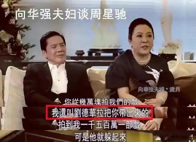 向华强夫妇谈对周星驰的帮助
刘德华帮周星驰，他们互相成就
指的应该就是《赌侠》同