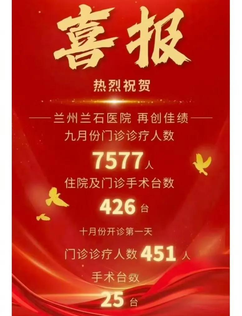 近日，网传一则“喜报”在网上掀起阵阵热议，该“喜报”的左上角落字：“兰州兰石医院