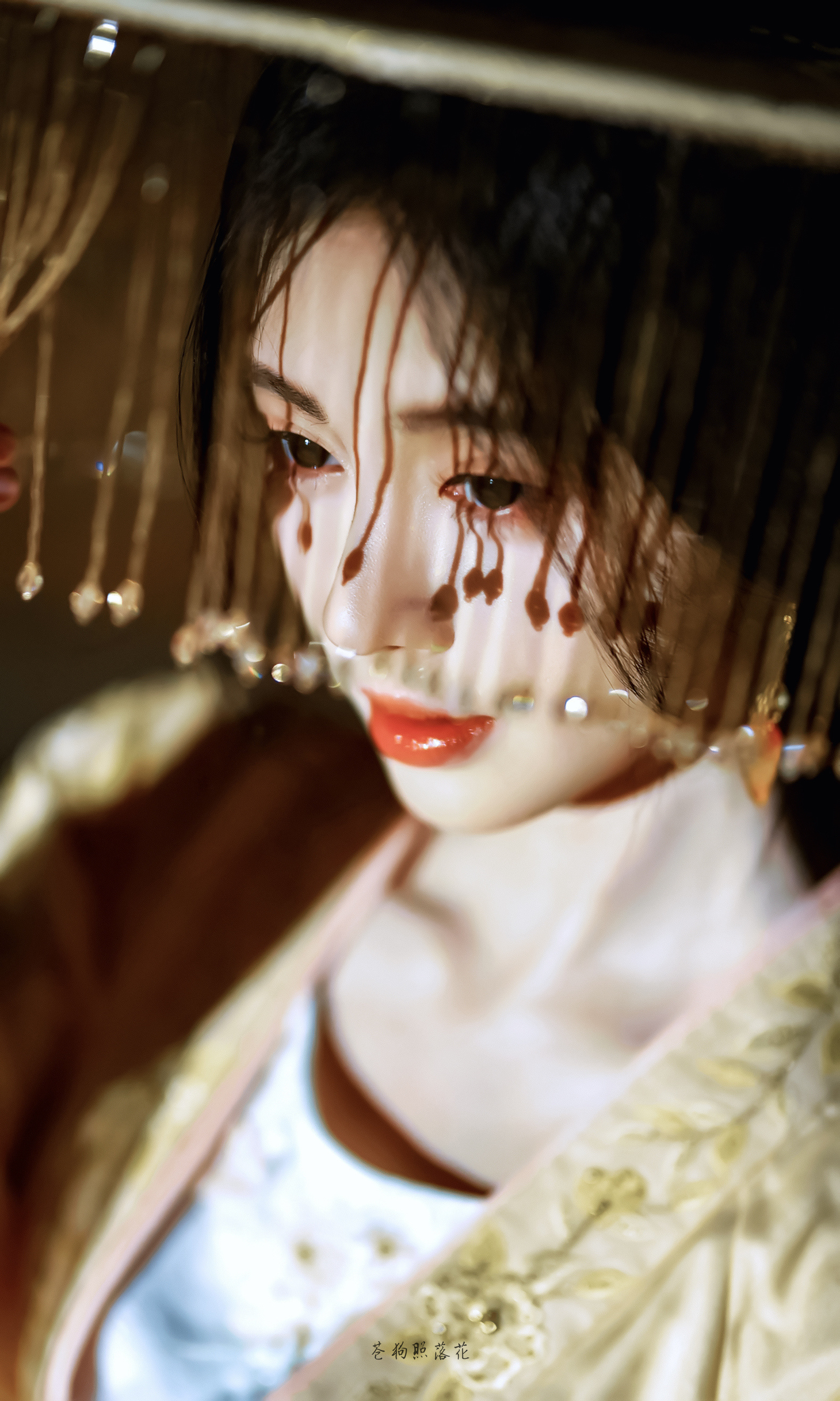 鞠婧祎 《花间令》杨采薇☽ 壁纸-面帘式帷帽[送花花][送花花][送花花] ​​