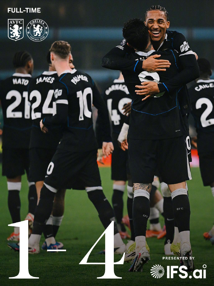 #佩德罗帽子戏法#英超第29轮，切尔西做客维拉公园球场对阵阿斯顿维拉。上半场，利