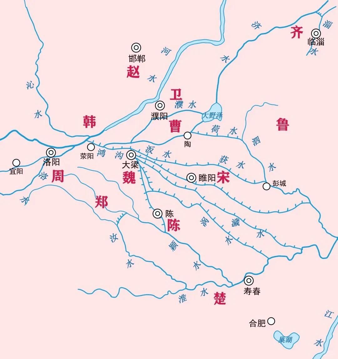 汴州战国称大梁，曾为魏都但之后长期沉寂至隋代以前只是一普通州县，隋炀帝开凿通济渠