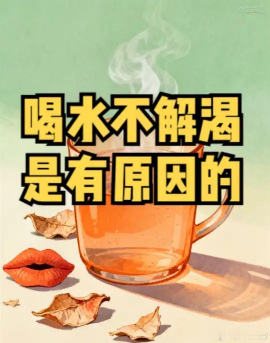 桑拿天越喝越渴，这不是错觉，而是身体的“求救信号”。当汗液大量流失，人体流失的不