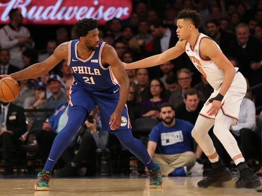 NBA 纽约尼克斯VS费城76人 NBA 东部半决赛 G1，尼克斯坐镇麦迪逊广场