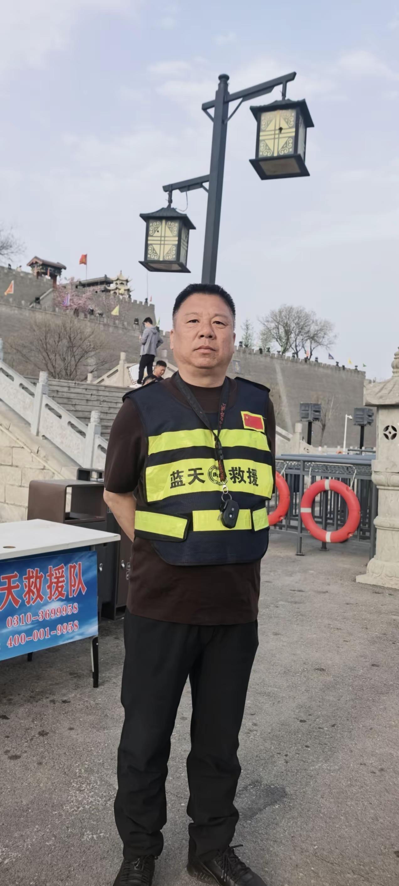 2026魏县梨花节礼贤台水域救援值班。我在岗。，魏县蓝天救援队。