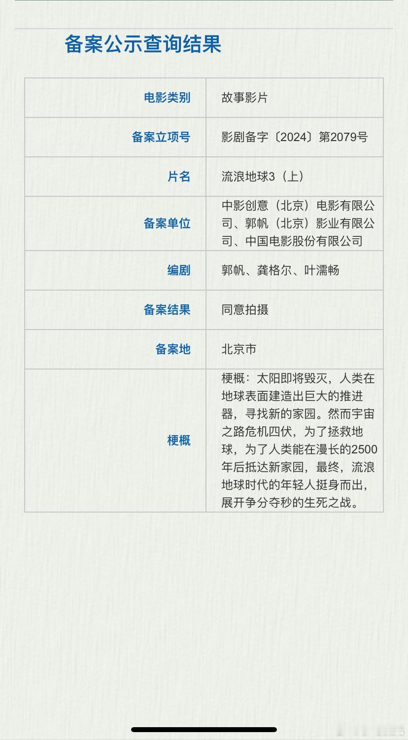 《流浪地球3》也开启经典捞钱模式了！ #流浪地球3立项# ​​​