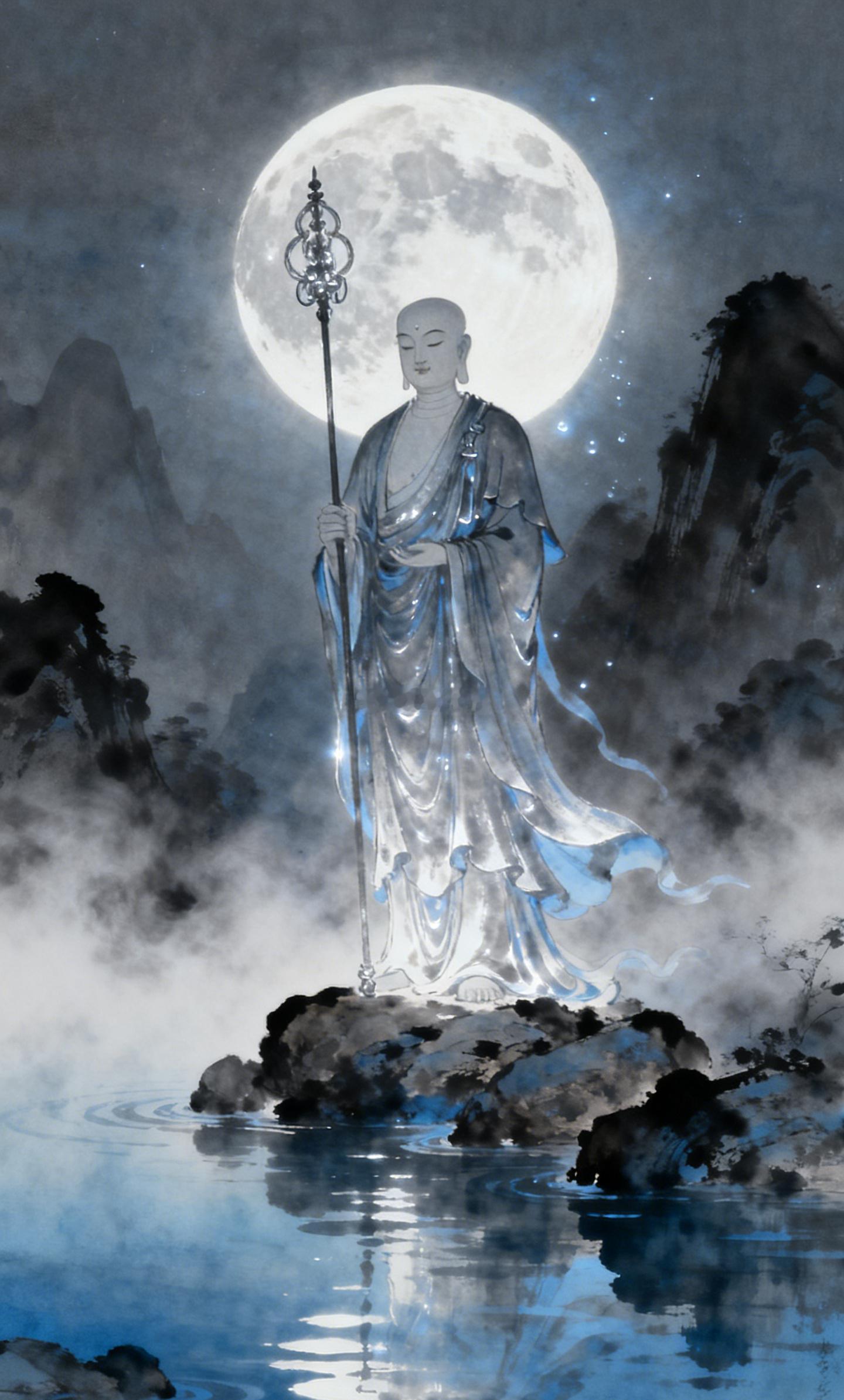 新月伊始，旧厄退散。地藏王菩萨案前祈愿，把心里的包袱统统卸下，干干净净地去迎接接