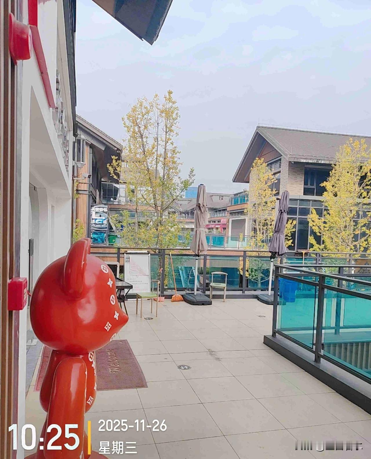 我的今日状态：😁轻松愉快
我这里的天气：☀️晴天
今天依旧是上班打卡的一天，温