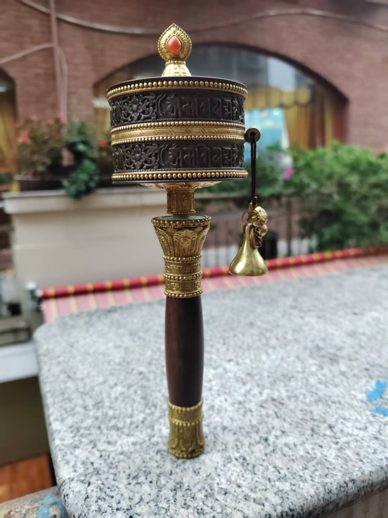 稀有 珍贵 亚青寺转经轮 质量超好，整理库房，仅两支。  ​​​
