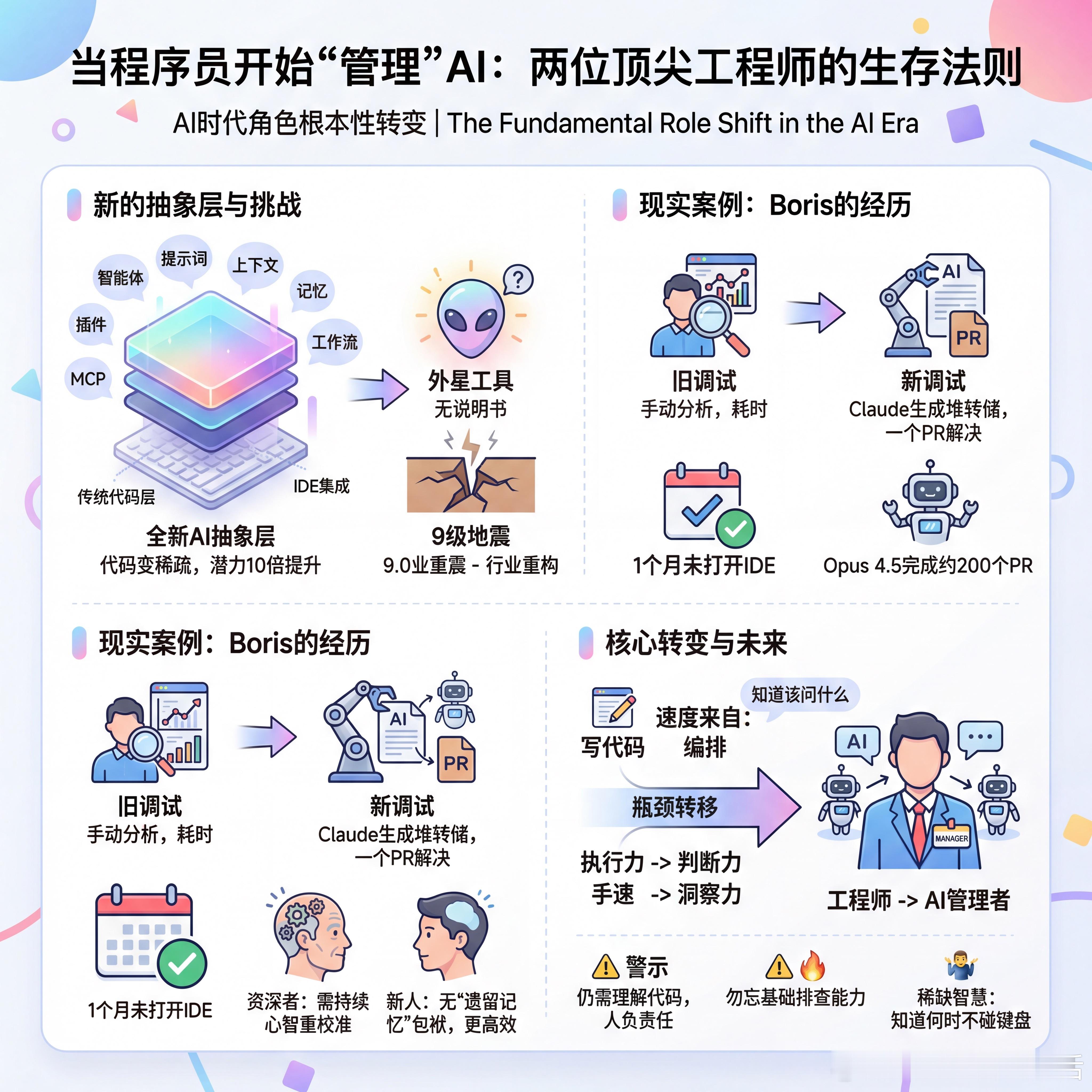 【当程序员开始“管理”AI：两位顶尖工程师的生存法则】Andrej Karpat