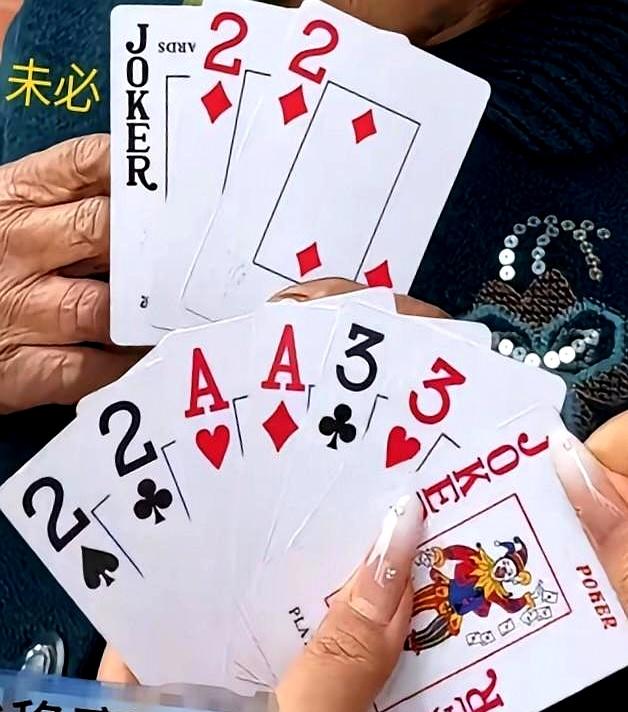 傍晚的村口小卖部里，玉兰姐把牌一摊，说谁要能把这把地主打赢，她就做他女朋友。
牌