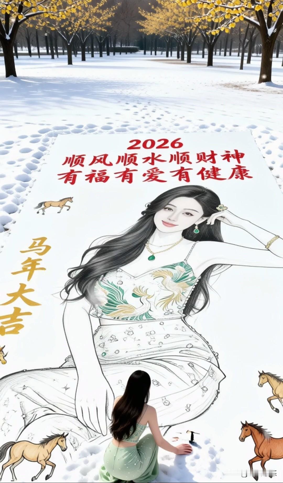 马年吉祥，财运亨通。