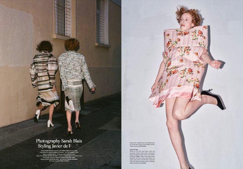 模特Hanna Leszek、Sasha Krivko出镜《SSAW Magaz