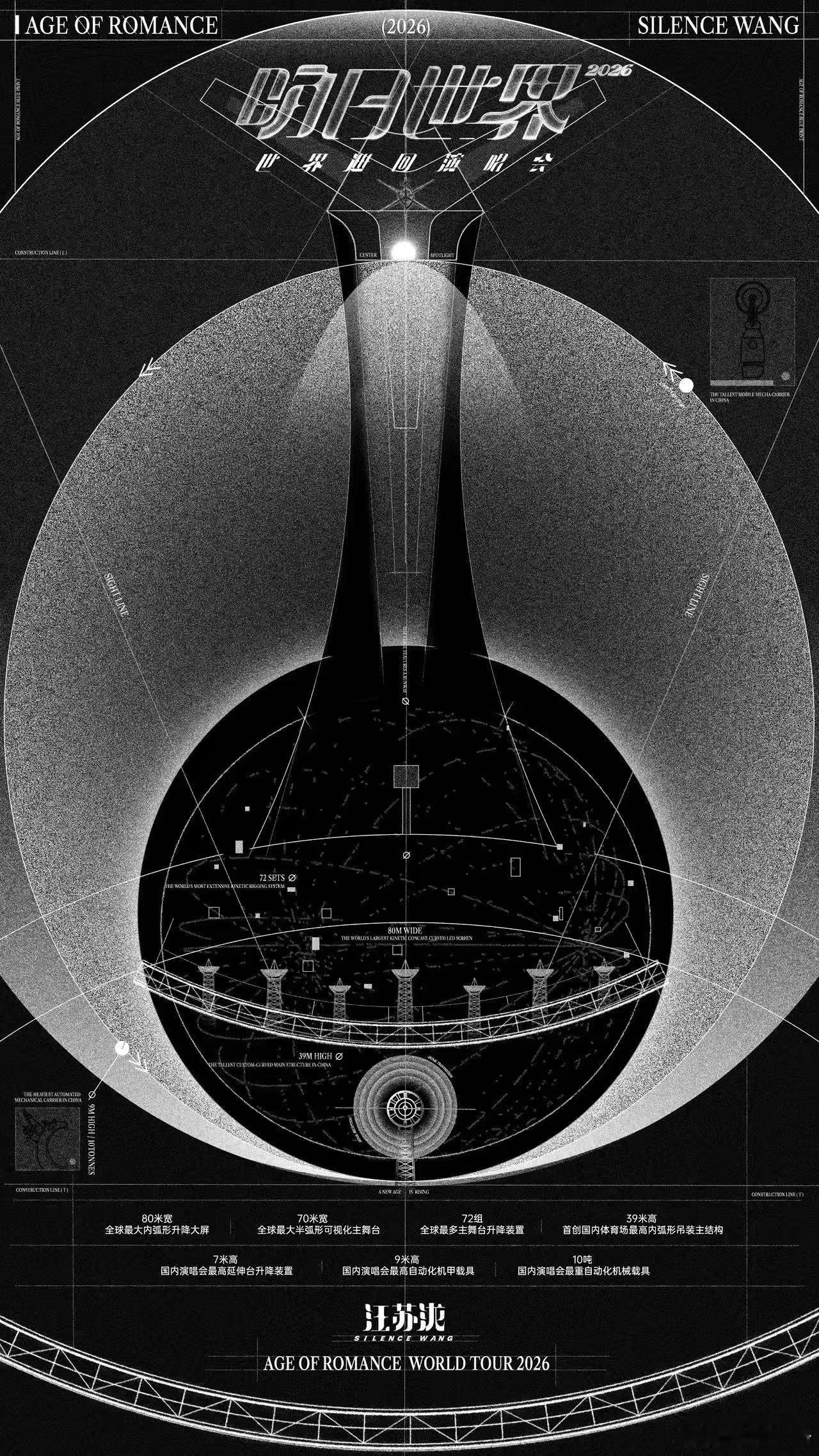 汪苏泷明日世界舞美全新升级汪苏泷明日世界巡回演唱会 光是看明日世界巡演舞美概念图