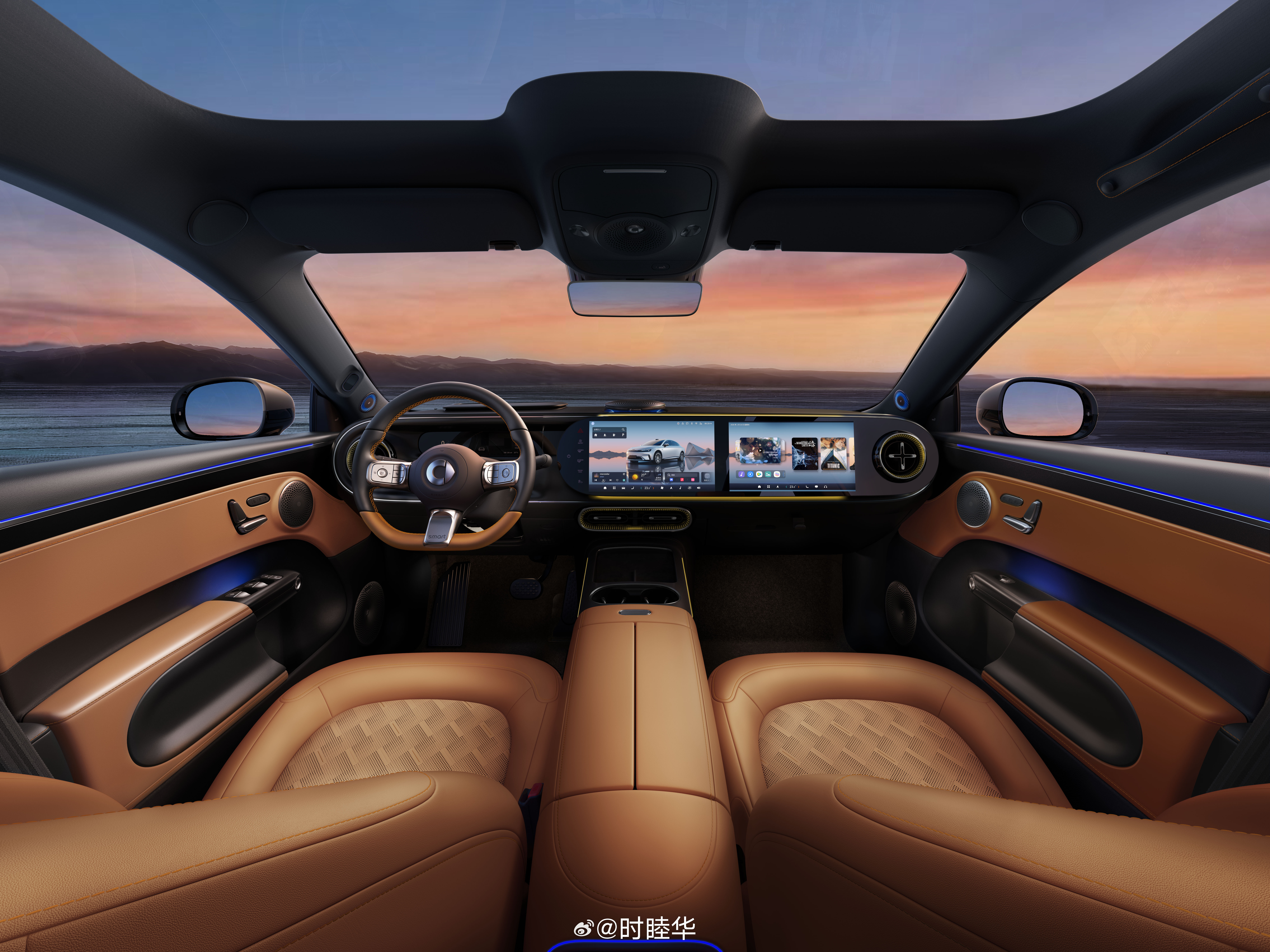 smart精灵6号的内饰，有点意思啊。你愿意为车内的仪式感买单吗