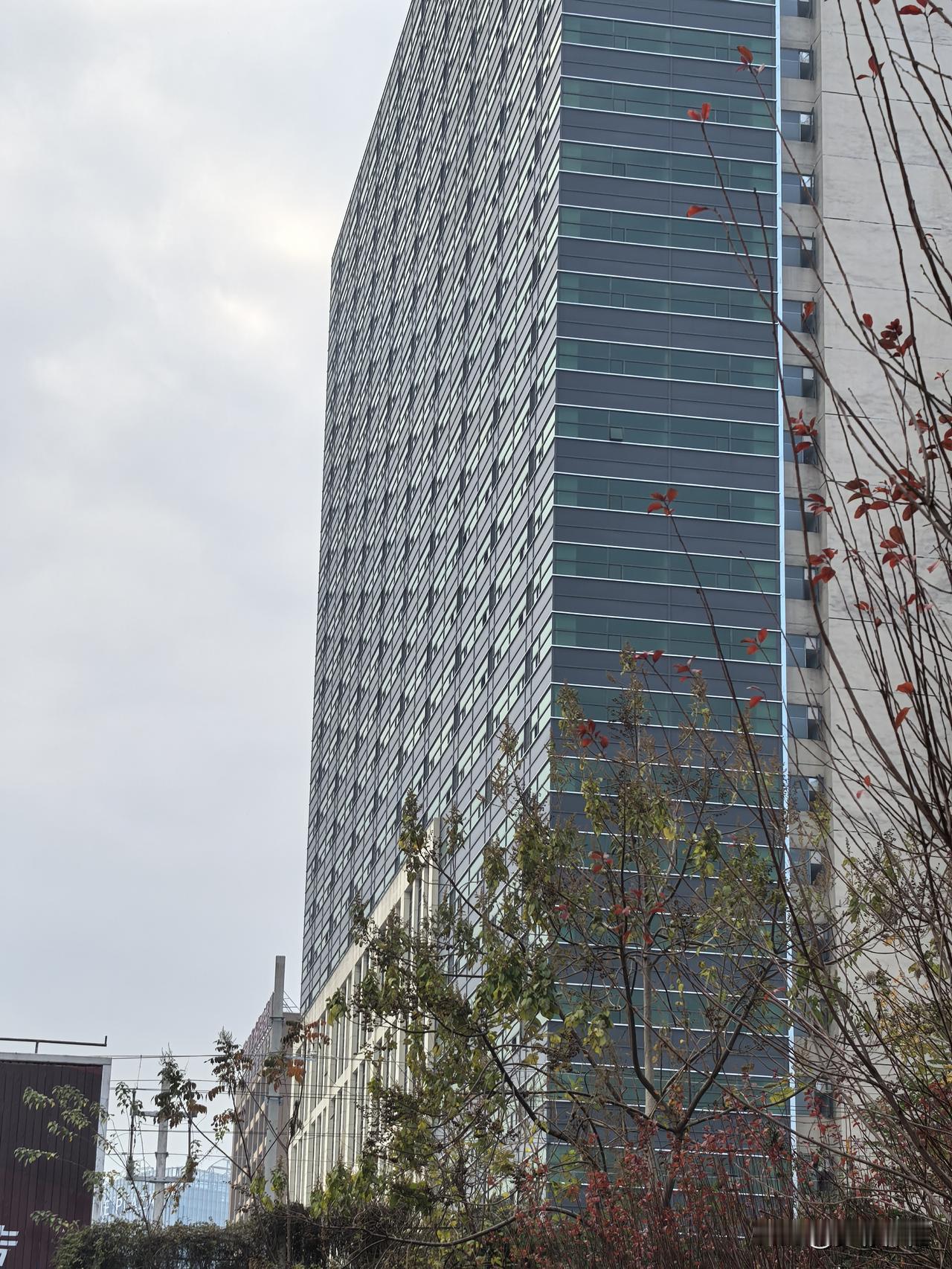 这幢高楼位于怀化市湖天大道，气势恢宏，从外表看也算是完工了，但有近七，八年了吧，