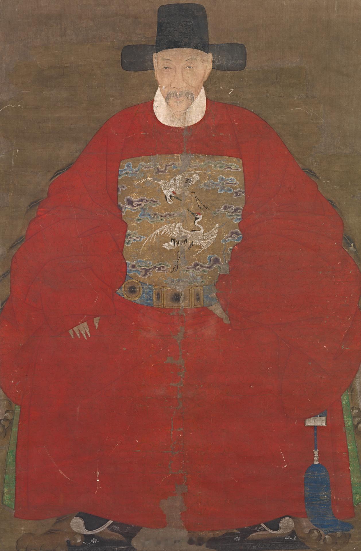 澳洲国立维多利亚美术馆藏两幅明代肖像 