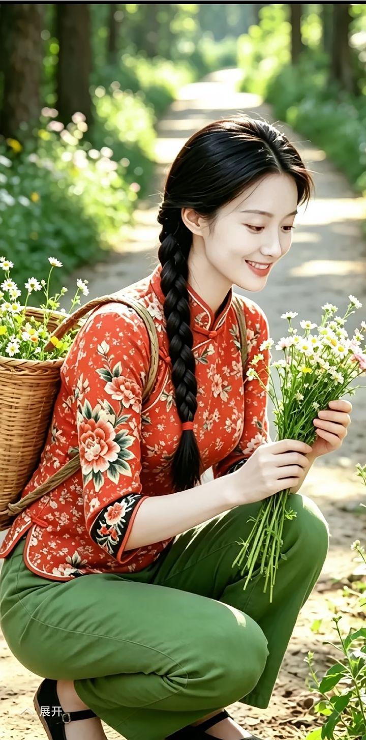 水仙子·空山寻芳
野途寻胜踏春芳，
空山聆鸟沐清光。
层林叠翠风云荡，
繁花漫野