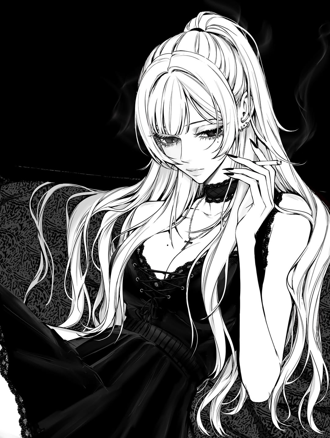 夏日企画壁纸头像无色的情绪～🎨插画师 TENIKA🧚🏻♀ins:teeni