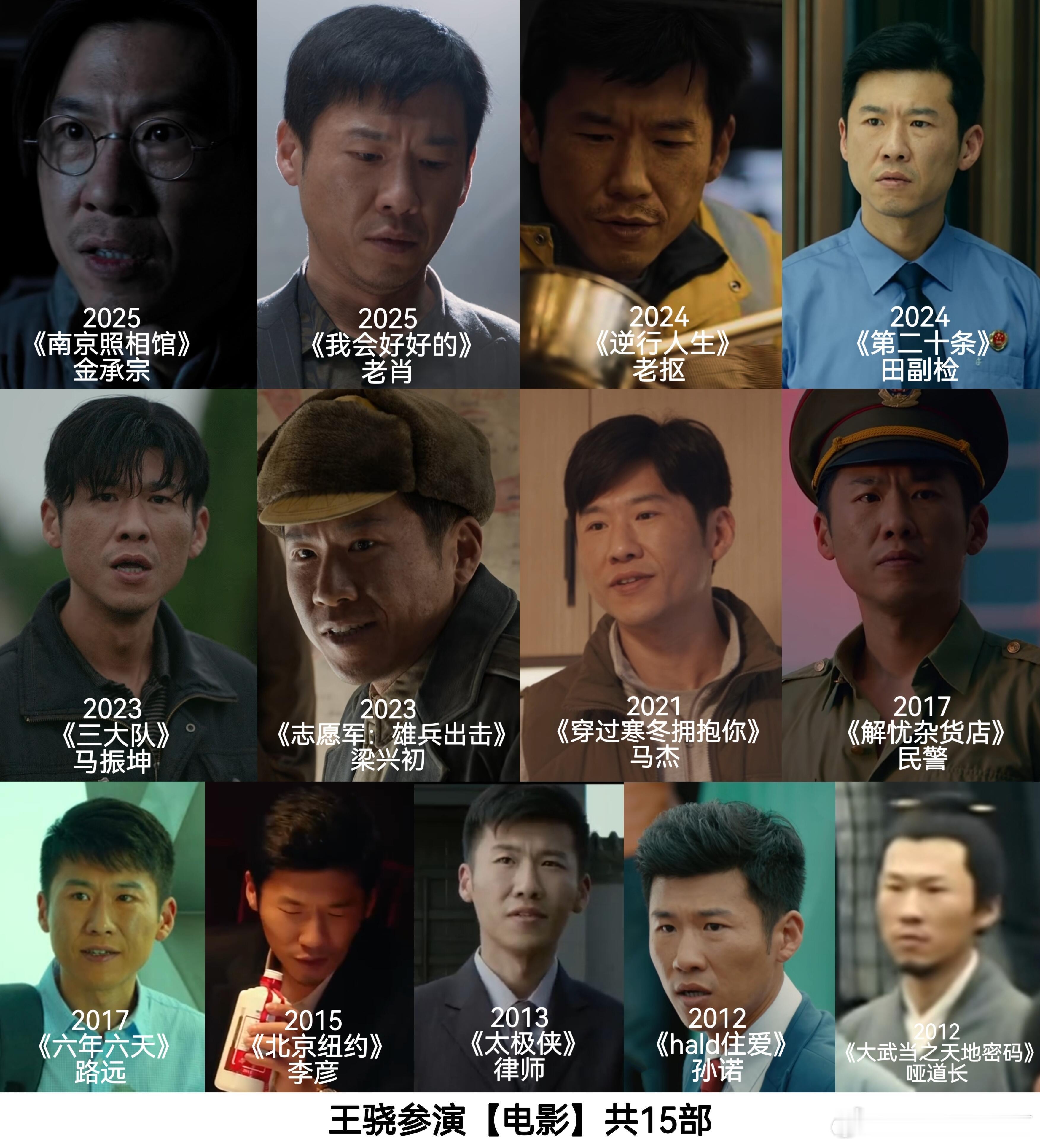 王骁出道21年出演影视剧共67部出演男主：《凡人歌》那伟 （2024）剧集《除恶
