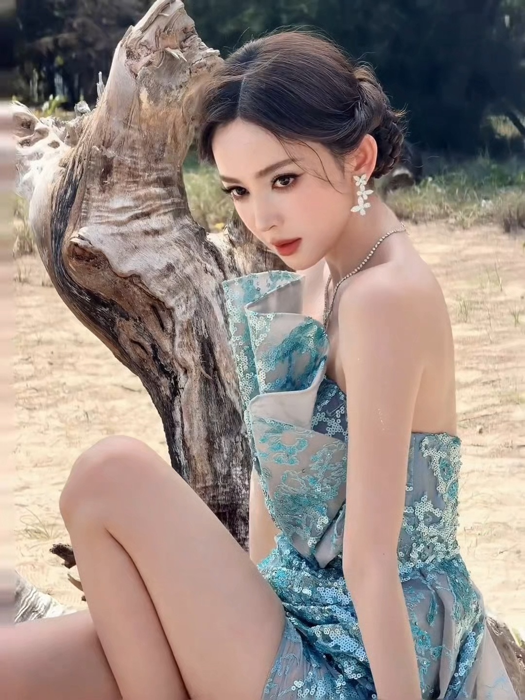 娜扎今天美得好权威，真的好像海的女儿~贝壳公主👸 嘿嘿 