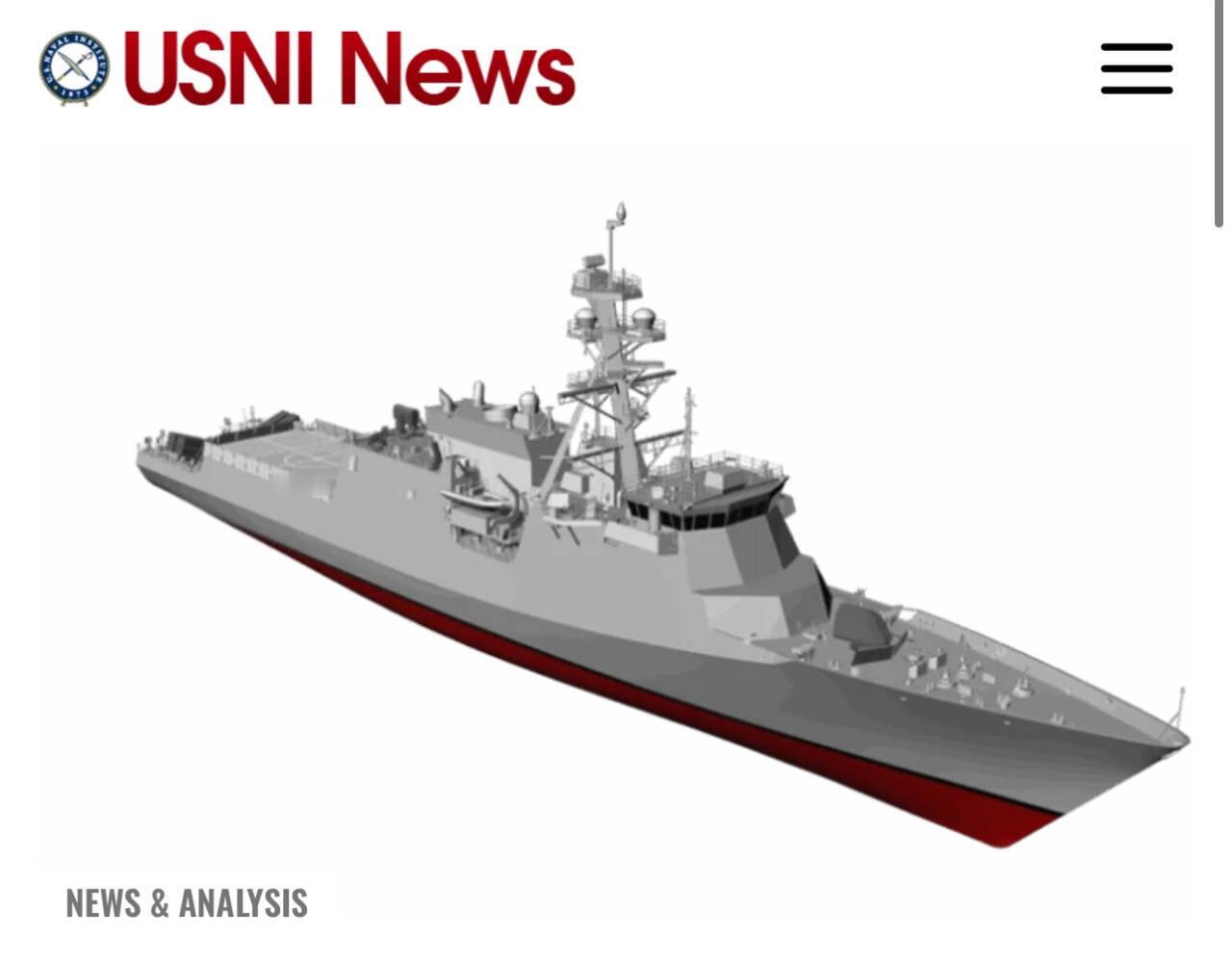 我草，史诗级逆天设计美军传奇改新护卫舰公布官方概念图，没有SPY-6和VLS，防