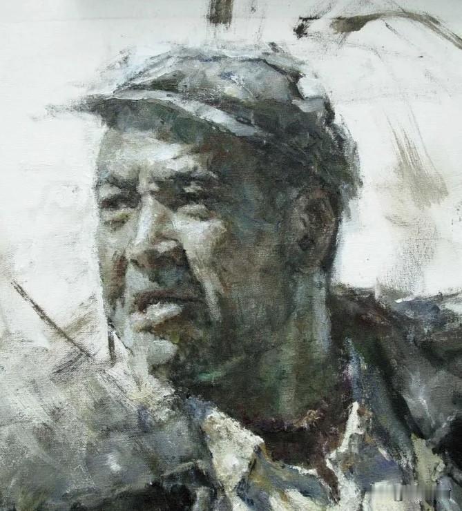 画出了不怕困难不怕牺牲的气魄，《大庆人》是谷刚2009年创作的巨幅油画，尺寸2.