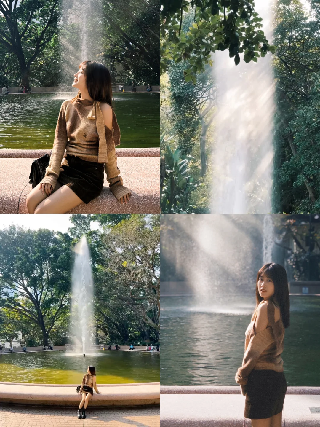 🇭🇰在九龙公园看见了光⛲️是说不出的浪漫