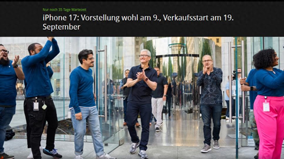 刚刚，苹果发布会定档9月，iPhone 17终于不挤牙膏了？